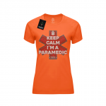 Keep calm I'm a paramedic koszulka damska termoaktywna