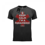 Keep calm I'm a paramedic koszulka termoaktywna