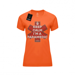 Keep calm I'm a paramedic koszulka damska termoaktywna