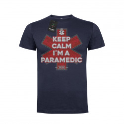 Keep calm I'm a paramedic koszulka bawełniana