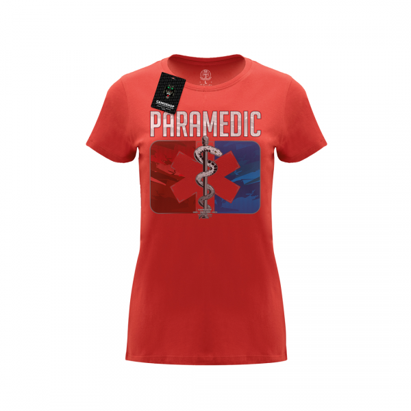 Paramedic snake koszulka damska bawełniana