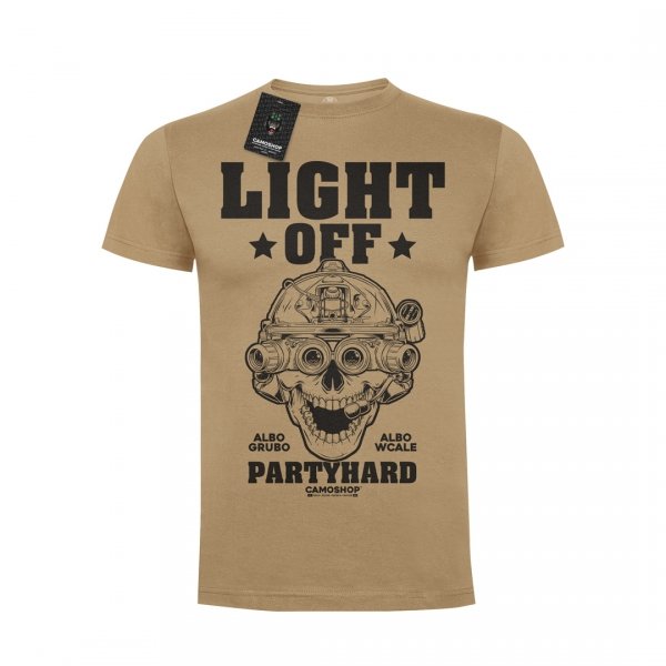 Light off party hard koszulka bawełniana
