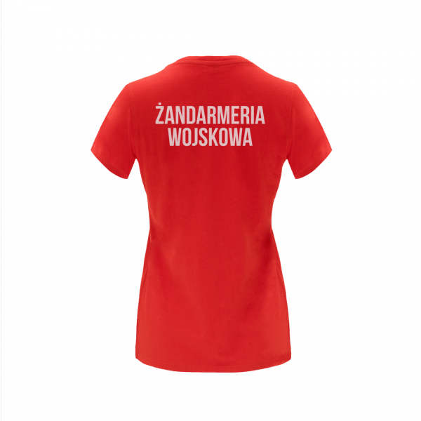 Żandarmeria Wojskowa napis koszulka damska bawełniana