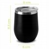 Matero TERMICO INOX black 360ml termiczne czarne - do Yerba Mate
