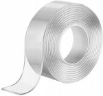 TAŚMA DWUSTRONNA | 3m/3cm | NANO WIELOKROTNEGO UŻYTKU KLEJ MOCNA MONTAŻOWA