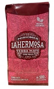 Yerba Mate La Hermosa 500g Elaborada con Palo Argentina Misiones