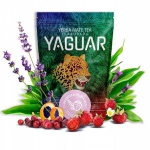 Yerba Mate Yaguar Lavender Romance 0,5kg 500g Moc Kwiatów