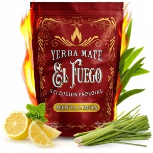 Yerba Mate El Fuego Menta Limon MOCNA 0.5kg 500g