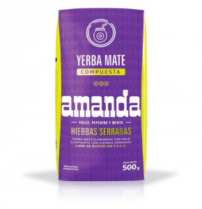 Yerba Mate Amanda Hierbas z ziołami 500g ziołowa