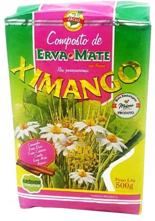 Yerba Mate XIMANGO Compuesta con Hierbas Chimarrao Vacuum 500g brazylijska