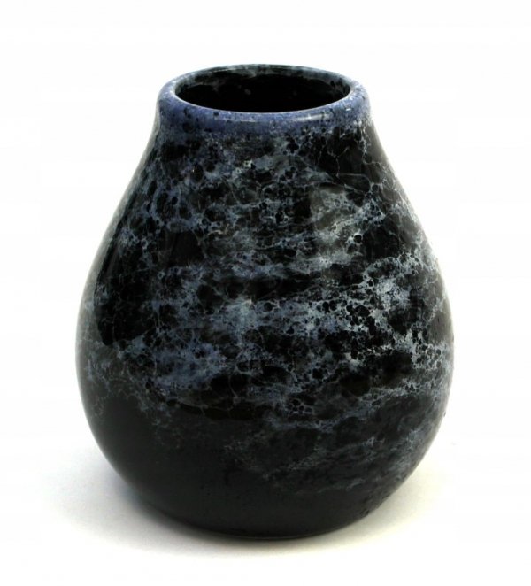 Matero Yerba Mate Gaucho Cebar Marmol BLUE 350 ml