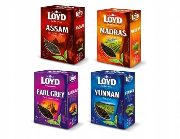 Herbata CZARNA LOYD Yunnan 80 g LIŚCIASTA