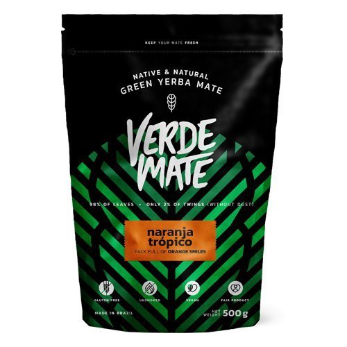 Yerba Verde Mate Green Naranja Tropico 500g