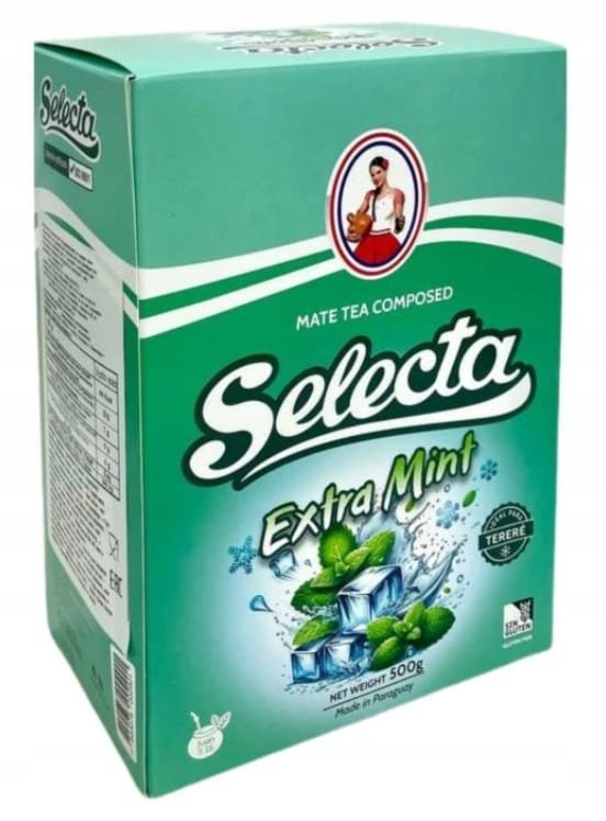 Yerba Mate Selecta EXTRA MINT - 500g MEGA MENTA