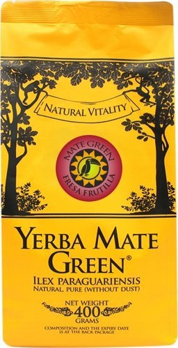 Yerba Mate Green Fresa Frutilla 50g Truskawkowa