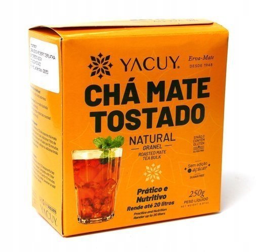 Yerba Cha Mate Yacuy Tostado Natural 250g PALONA