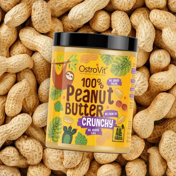 OstroVit Peanut Butter 1KG MASŁO ORZECHOWE CRUNCHY