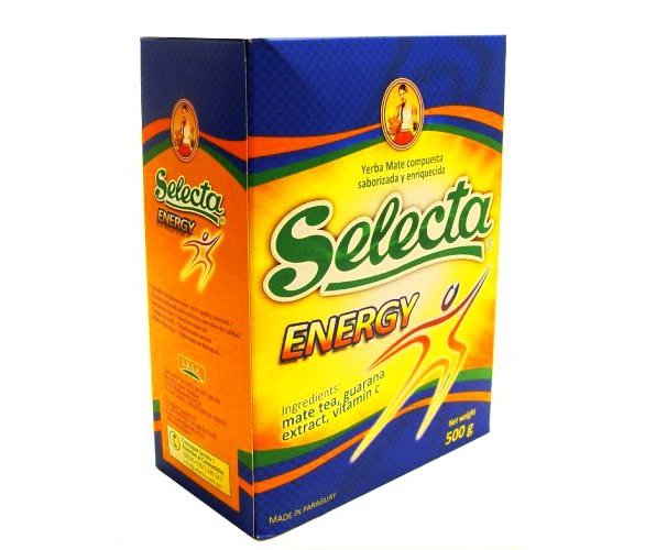 Yerba Mate Selecta Energy Energia Guarana - 500g