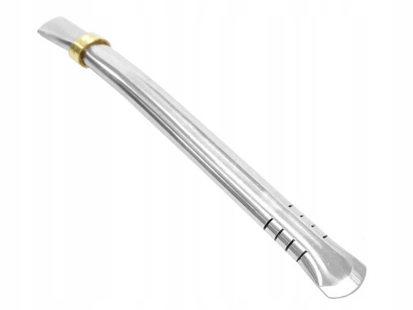Bombilla SALTA inox do yerba mate 16cm, pierścień