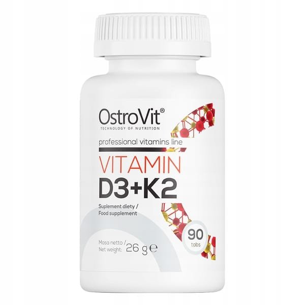 OstroVit D3 + K2 90 tabs ZDROWE KOŚCI ODPORNOŚĆ