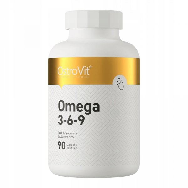Witaminy kapsułki OstroVit Omega 3-6-9 kwasy omega-3 120 g 90 ml 90 szt.