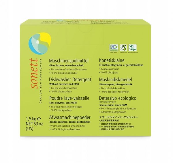 Proszek do zmywarki ekologiczny Sonett 1,5 kg