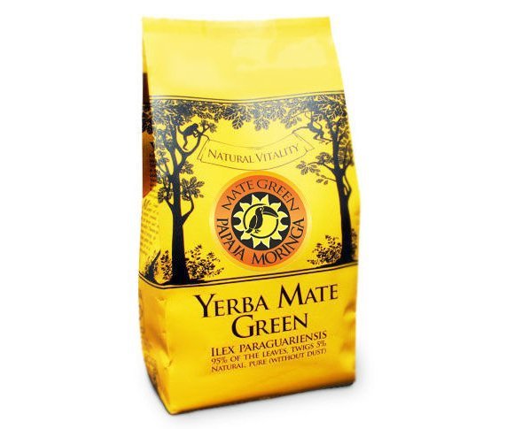 Yerba Mate Green PAPAJA MORINGA 200g Subtelny smak