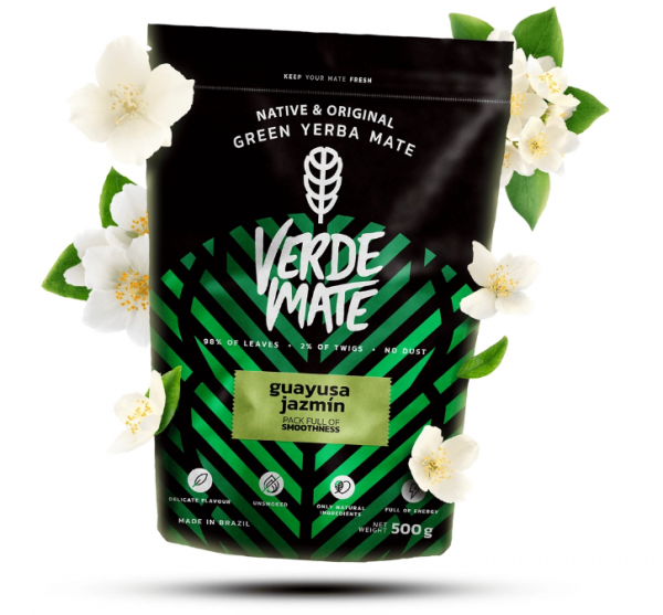 Yerba Verde Mate Green Guayusa Jazmin 0,5kg 500g