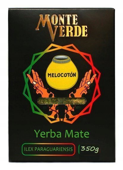 Yerba Mate Monte Verde Melocoton 350g Aronia Morwa