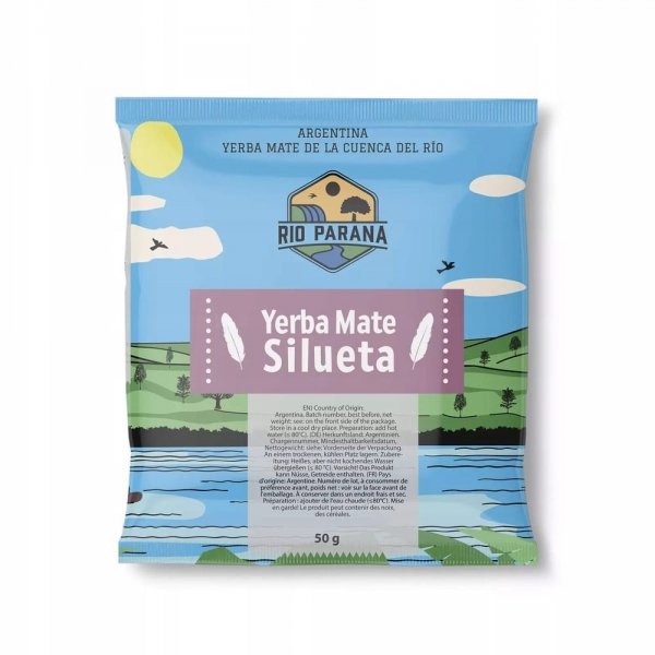 Yerba Mate Rio Parana Silueta 50g Gunpowder - PRÓBKA