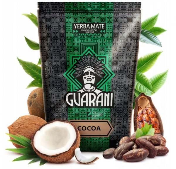 Yerba Mate Guarani Cocoa 500g Kakao Wiórki Kokos