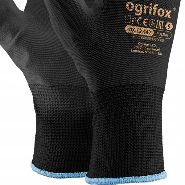 Rękawice Ogrifox OX-POLIUR BB rozmiar 9 - L Rękawiczki Robocze 1 para