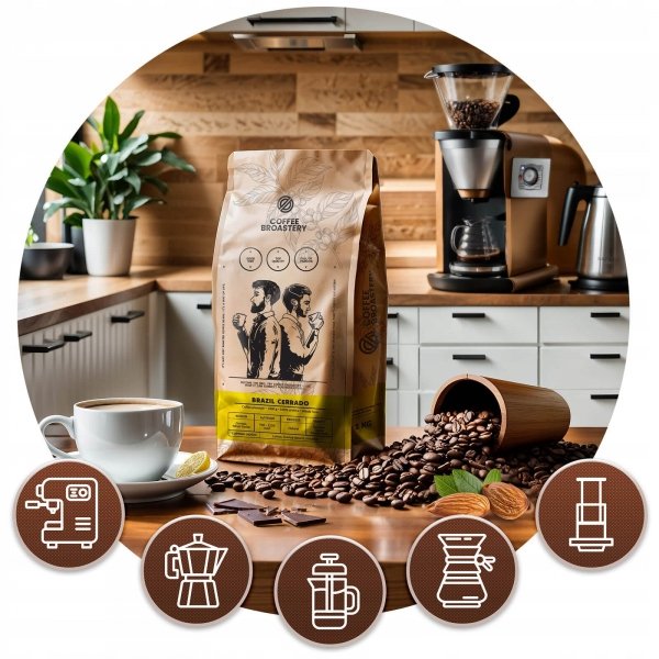 Kawa ziarnista Arabica Coffee Broastery Brazylia Cerrado 400g Arabica 400 g