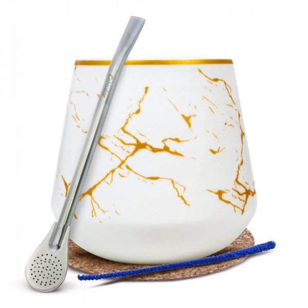 Zestaw Yerba Mate tykwa Aurora bombilla NA START ok. 220ml