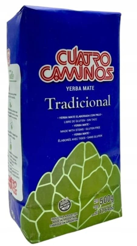 Yerba Mate Cuatro Caminos 500g Elaborada con Palo Argentina Misiones