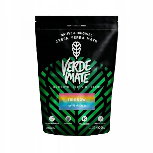 Yerba Mate Verde Mate Green Rainbow Tęczowa Owocowa 0,4kg 400g