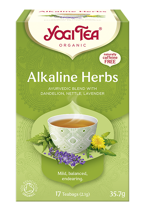 HERBATA ALKALICZNE ZIOŁA BIO (17x2,1g) - YOGI TEA