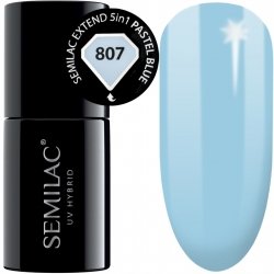 SEMILAC 807 EXTEND 5W1 PASTEL BLUE LAKIER HYBRYDOW