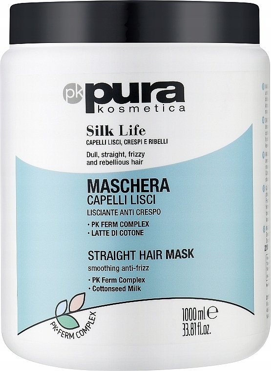 Pura Silk Life Maska wygładzająca do włosów 1l