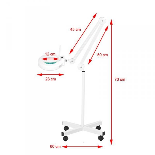 Lampa lupa led S4 + statyw