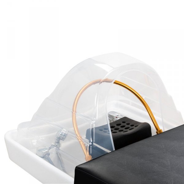 Myjnia fryzjerska z leżanką Head Spa Gabbiano Bali czarna