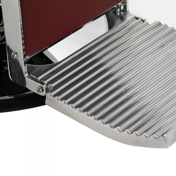 Fotel barberski Gabbiano Visionerio czerwony