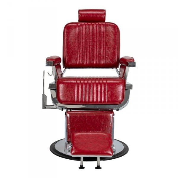 Fotel barberski Gabianno Royal X czerwony