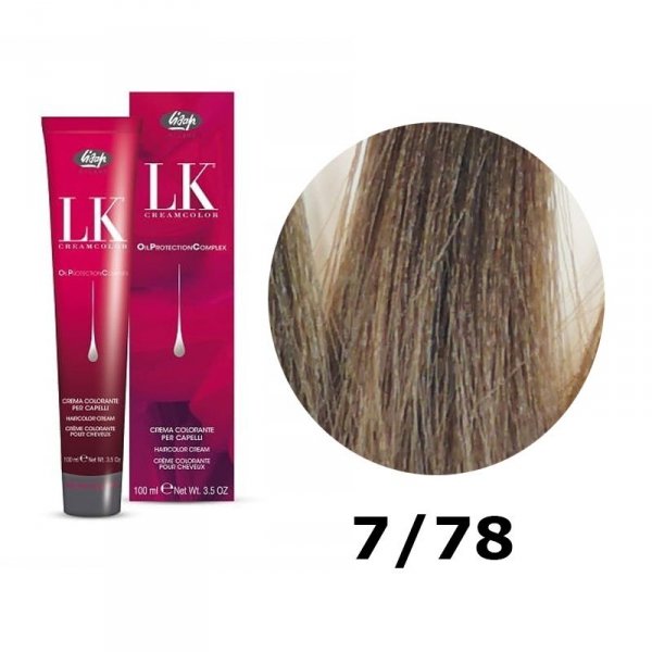 LISAP MILANO LK FARBA DO WŁOSÓW 7/78 OPC BLOND MOKA
