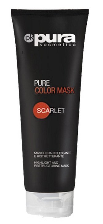 PURA COLOR MASK MASKA DO WLOSOW SCARLET 250ML