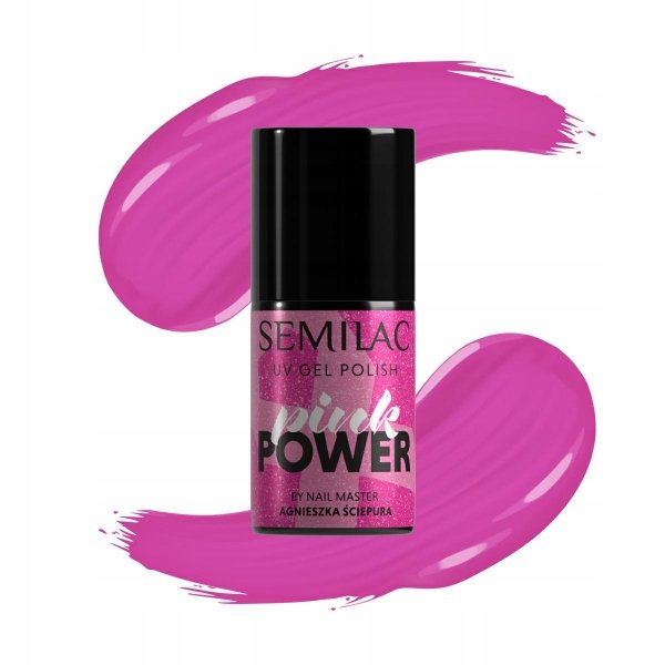Semilac Lakier hybrydowy A703 Pink Power 7ml