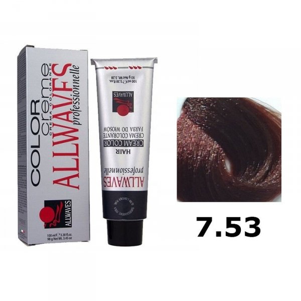 ALLWAVES FARBA DO WŁOSÓW 100ML 7.53 PURPUROWY TYCJAN