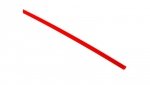 Rura termokurczliwa cienkościenna CR 2,4/1,2 - 3/32 czerwona /1m/ 8-7049 /100szt./ 427514