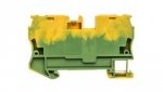 Złączka szynowa 2-przewodowa 6mm2 żółto-zielona EX ST-6 PE 3031500