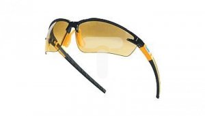 Okulary ochronne z poliwęglanu czarny/pomarańczowy FUJI2NOOR